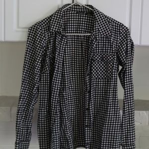 Eddie Bauer Checkered Top/Flannel